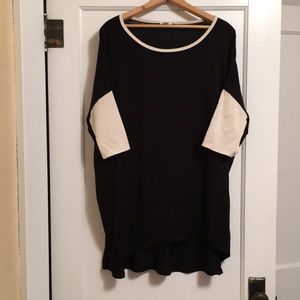 LuLaRoe Irma Size L - Black & Cream color